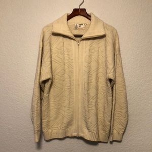 Vintage London Fog Full Zip Sweater